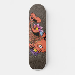 Deco de Skate de Arte de Tatuagem de Carpa Japones
