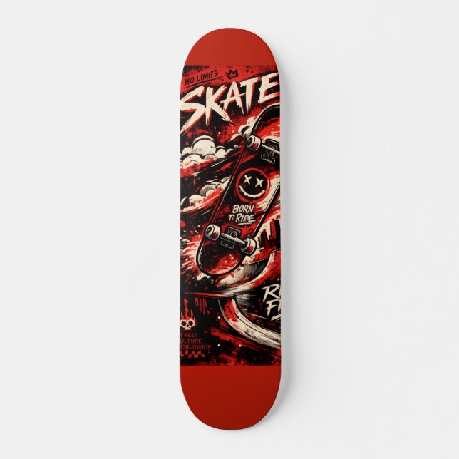 Deco de Skate Ride Free – Urban Chaos (Frente)