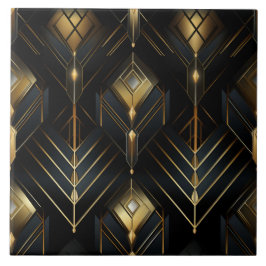 Deco Dourado e Negro, Chiaroscuro, Isométrico
