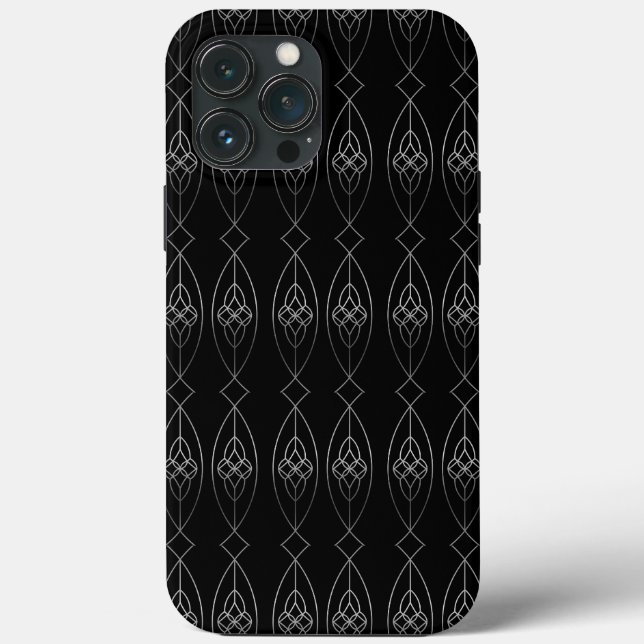 Deco Preto E Prateado (Verso)