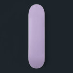 Decodificação de skate violeta suave de cor de ten<br><div class="desc">Apresentando a cor de primavera da tendência: Violeta Suave. Deck moderno e na moda. Seu design simples e limpo em uma cor sólida oferece um eterno e um apelo clássico, perfeito para mostrar seu estilo. Explore nossas cores de tendência de primavera para obter mais produtos na mesma sombra ou descubra...</div>