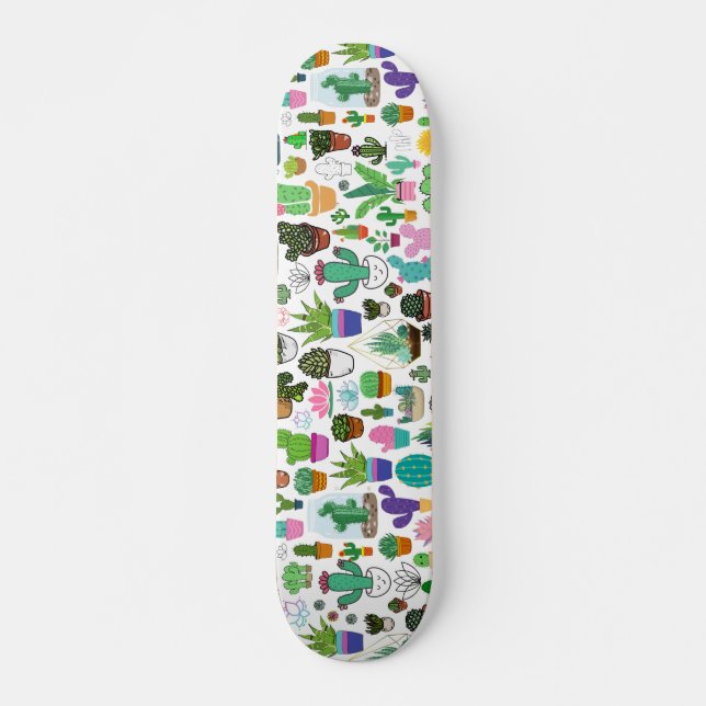 Decodificador de Planta Suculenta do Skateboard Ca (Frente)