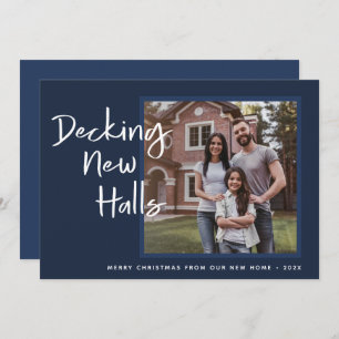 Decomitar Novos Halls   Anúncio Marinho Azul de mu