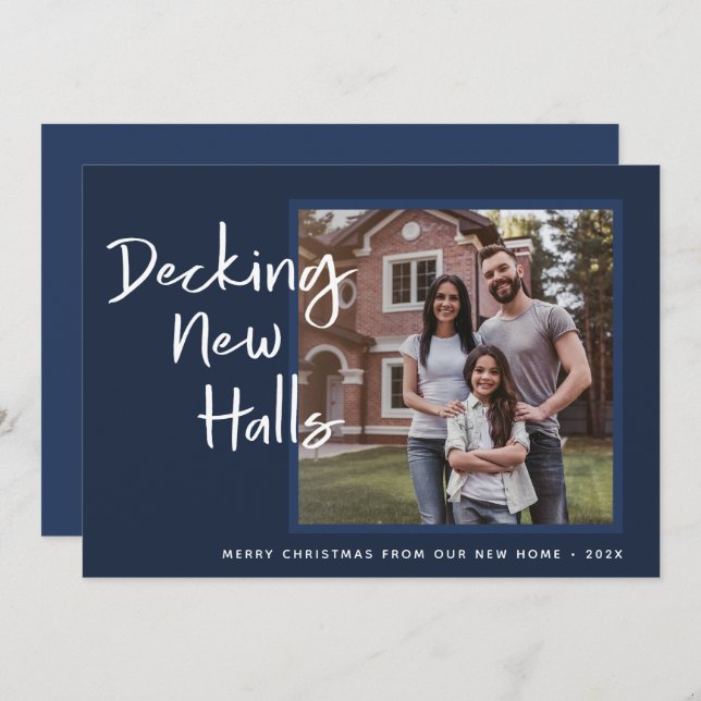 Decomitar Novos Halls | Anúncio marinho de Movimen (Frente/Verso)