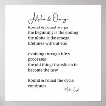 Decor de arte vertical impressão da parede alfa e