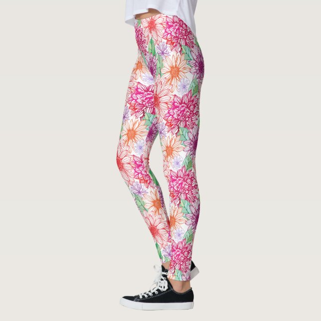 Decor de Flor 26 Leggings (Esquerda)