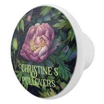 Decor de folhagem floral roxa moderna