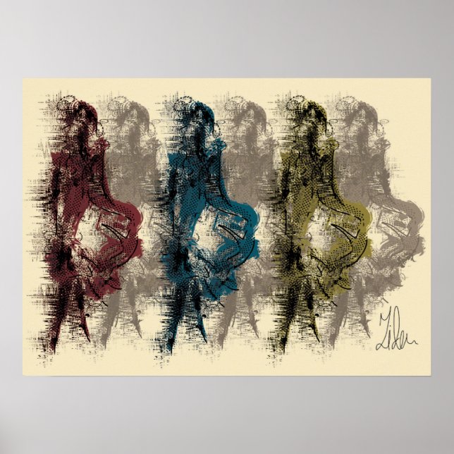 Decor de parede moderno- poster (Frente)