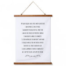 Decor de Tapeçaria de Arte de Parede de Afirmação 