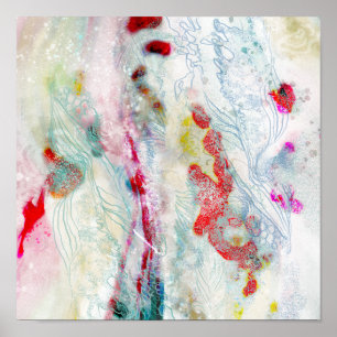Decor de tendência de impressão de Abstrato de art