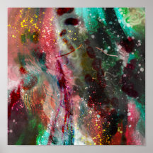 Decor de tendência de poster de Abstrato de arte d