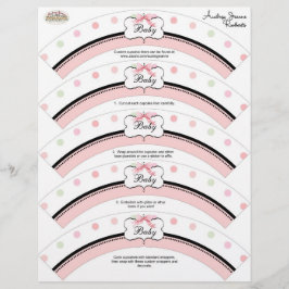 Decor do Cupcake do chá de fraldas - Roteador pont