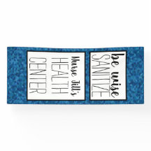 Decor Personalizado da Porta do Enfermeiro, Blue G