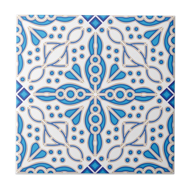 Decoração Azulejo Azul de Lisboa (Frente)
