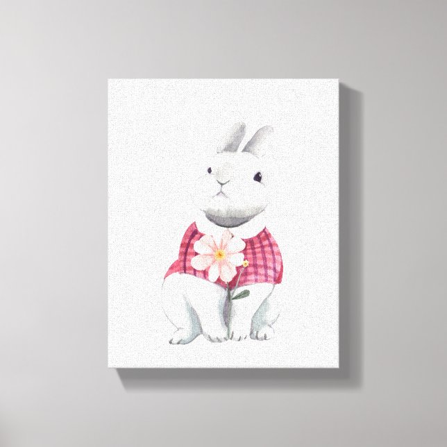 Decoração Caprichosa de Coelho Florestal para Quar (Frente)