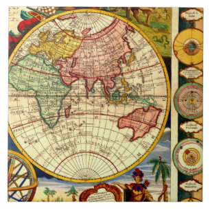 Decoração cerâmica da parede da arte antiga do