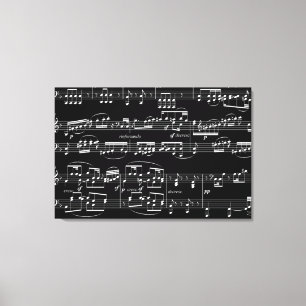 decoração com notas musicais