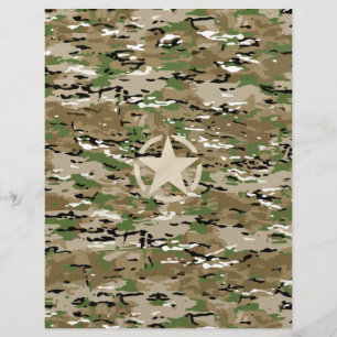 Decoração da Camouflagem de Estêncil Estelar