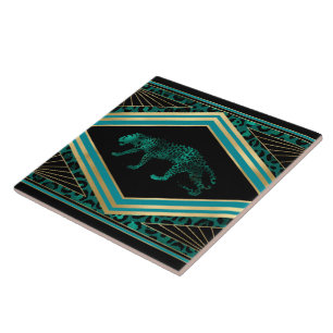 Decoração da casa do leopardo com decodificaçã