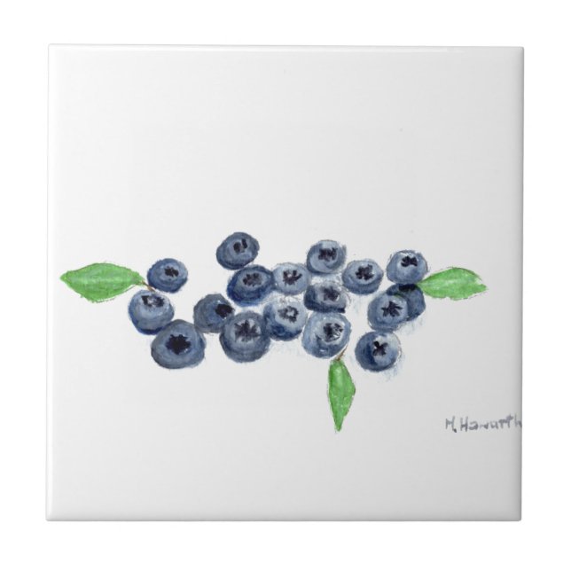 Decoração da cozinha da fruta Blueberry (Frente)