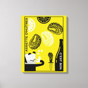 Decoração da cozinha do país de ostra francesa