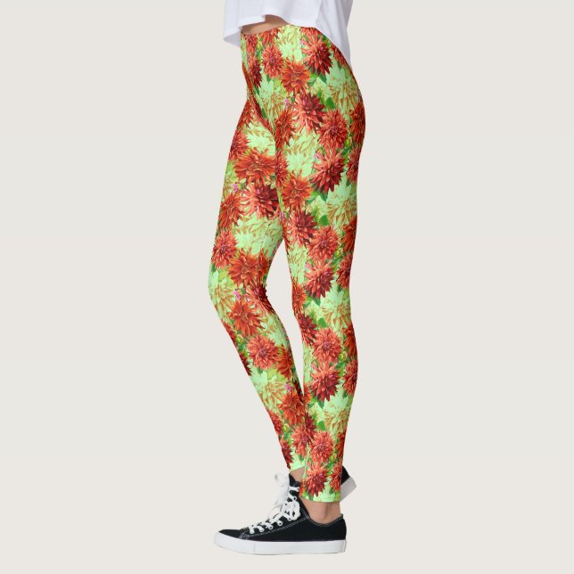 Decoração da Flor 83 Leggings (Esquerda)