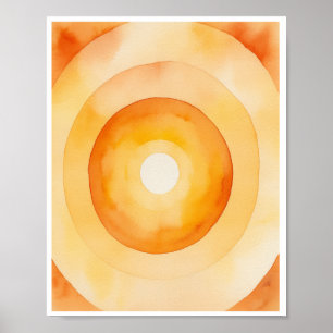 Decoração da Sala de Arte de Poster de Sunburst