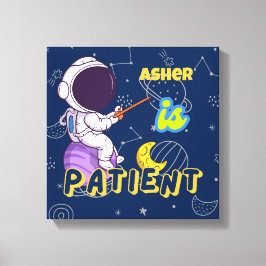 Decoração de Afirmação Personalizada de Astronauta