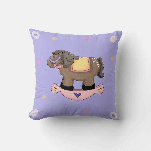 Decoração de Almofada para Quarto de Menina (Frente)