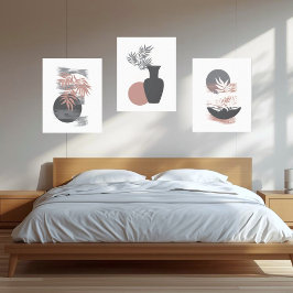 Decoração de Arte para Parede em Tecido Minimalist