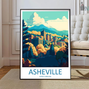 Decoração de Asheville Impressão Asheville Casa Ca