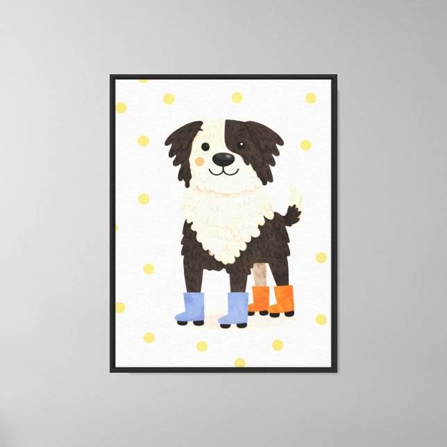 Decoração de berçário de cachorro (Frente)
