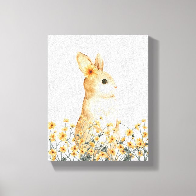 Decoração de Berçário Flor de Coelhinho Cosmos  (Frente)