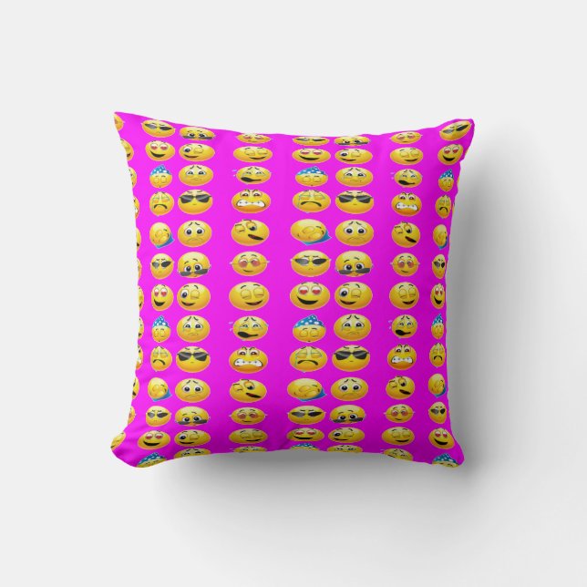 Decoração de Casa ALMOFADAS COM EMOJI - Travesseir (Frente)