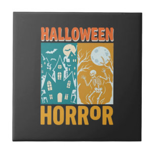 Decoração de Casa Assombrada de Halloween Lua Esqu
