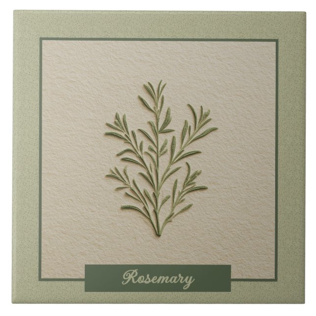 Decoração de Cozinha com Erva de Alecrim Falso Rel (Frente)