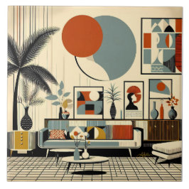 Decoração de Interiores do Meio do Século Eclipse