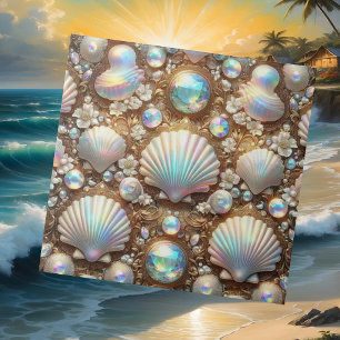 Decoração de Luxo à Beira-Mar Diamantes e Concha
