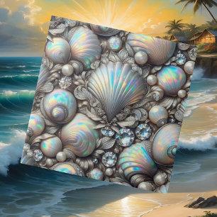 Decoração de Luxo à Beira-Mar   Diamantes e Concha