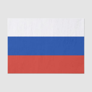 decoração de moda Rússia, papel de seda da bandeir