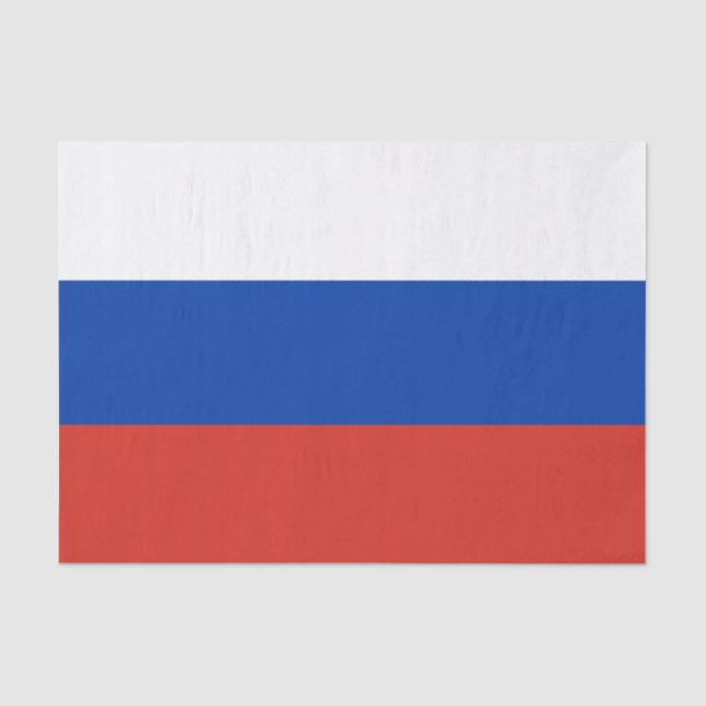 decoração de moda Rússia, papel de seda da bandeir (Frente )