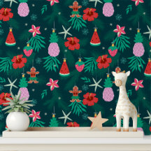 Decoração de Natal Tropical Festiva