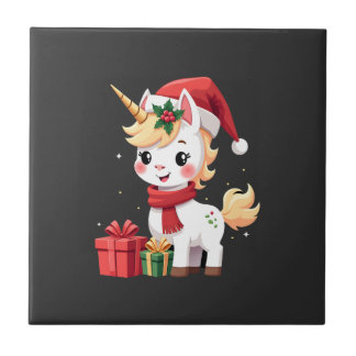 Decoração de Natal Unicórnio Camisa de Natal do Pa