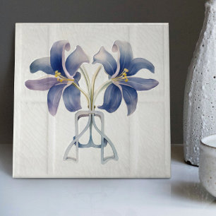 Decoração de parede Art Deco Lilly Arte Nouveau Az