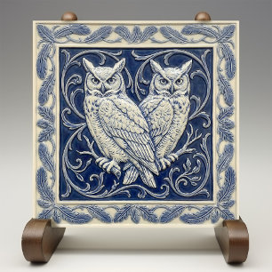 Decoração de Parede Artes e Ofícios de Corujas