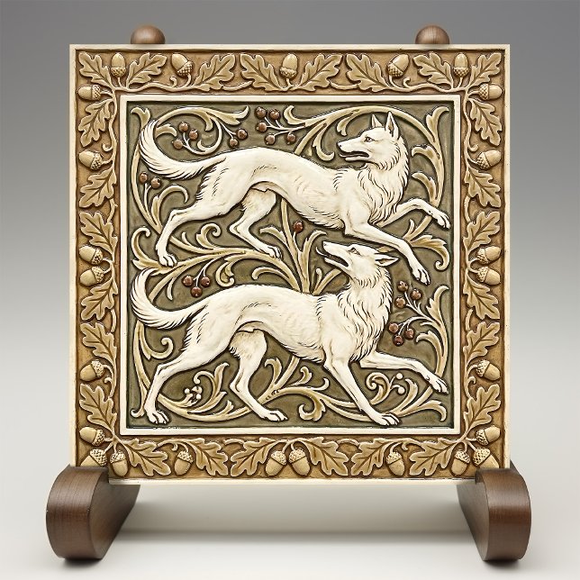 Decoração de parede Artes e Ofícios Lobos Grou Art (Criador carregado)