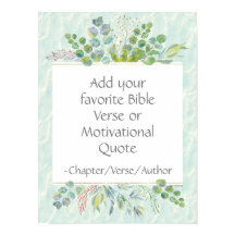 Decoração de Parede com Versículo Bíblico Personal