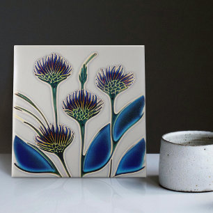 Decoração de Parede de Cardo Art Déco Arte Nouveau