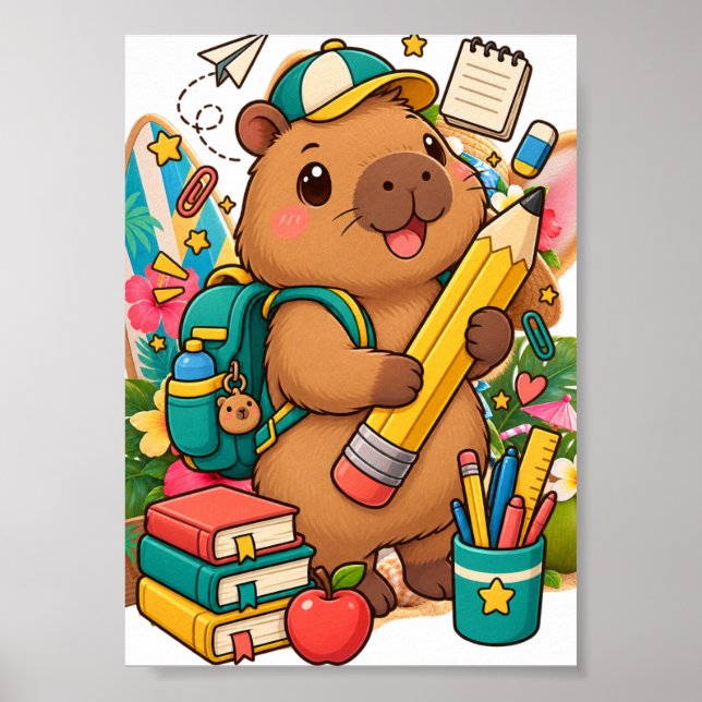 Decoração de parede fofa para cabine (Frente)