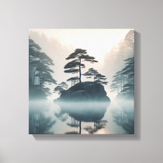 Decoração de Parede Japandi Tranquilidade do Lago  (Frente)